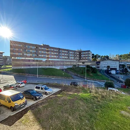 Terraza, 20min Playas, 5min Pontevedra, Garaje アパート ポンテベドラ
