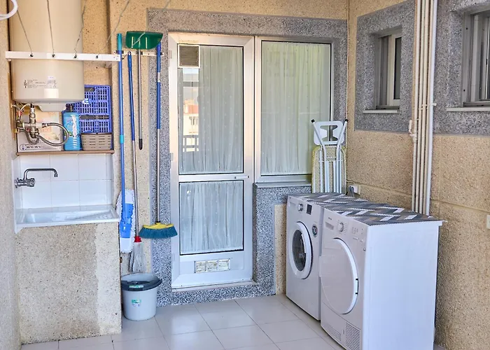 Terraza, 20min Playas, 5min Pontevedra, Garaje 아파트 폰테베드라