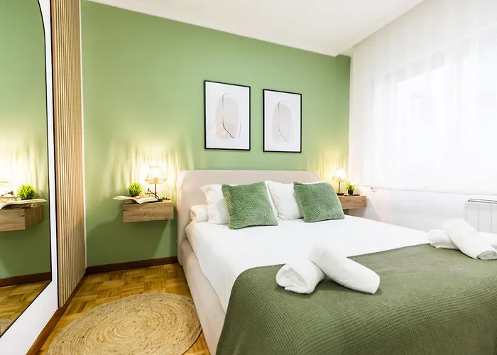 Terraza, 20min Playas, 5min Pontevedra, Garaje 아파트