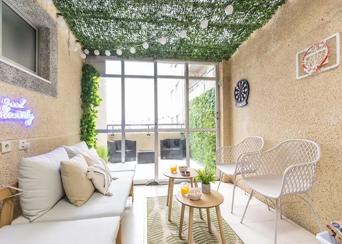 Terraza, 20min Playas, 5min Pontevedra, Garaje 아파트 폰테베드라